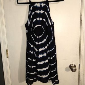NWOT Earthbound Trading Co. Tie Dye Boho High Neck Mini Dress